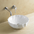 High Quality White New Countertop Heart Shaped Sink